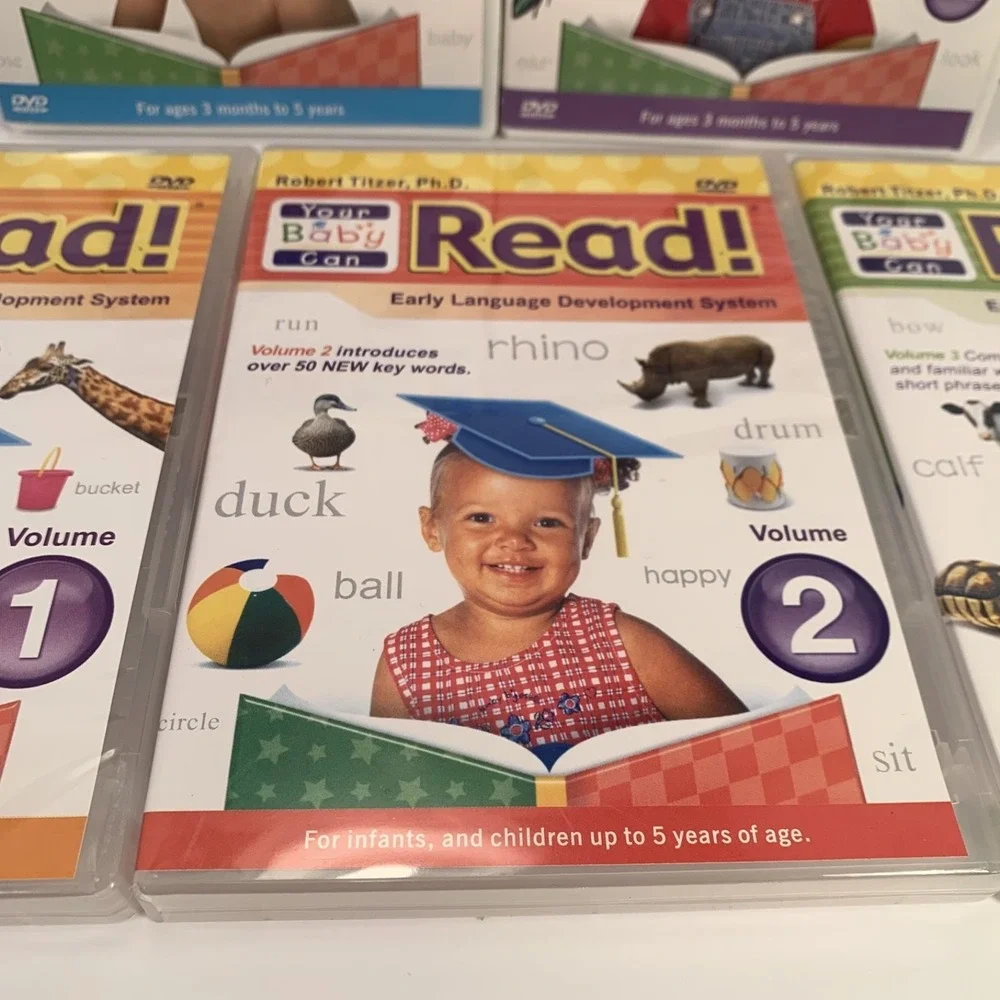 Your Baby Can Read!‎ Vol 1-3 DVDs + Starter/Review - Reading Phonics Home